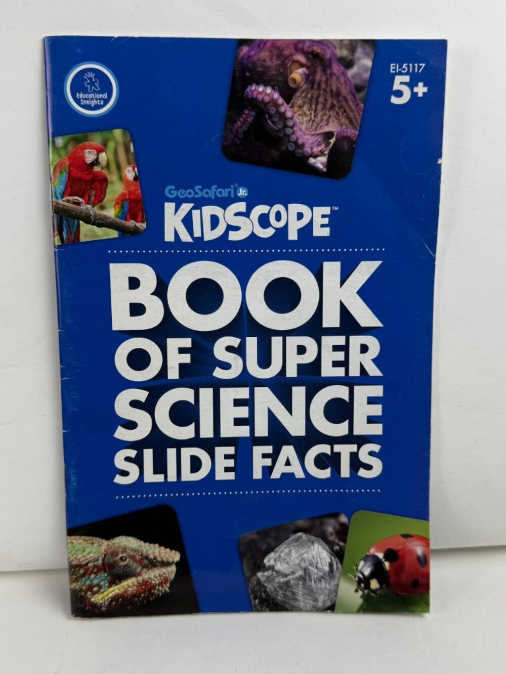 Educational Insights GeoSafari Jr Kidscope Book Of Super Science Slide Facts 5+